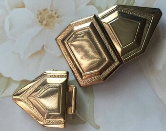 Beautiful DESIGNER Mimi Di N SIGNED Lavish Gold Textured 