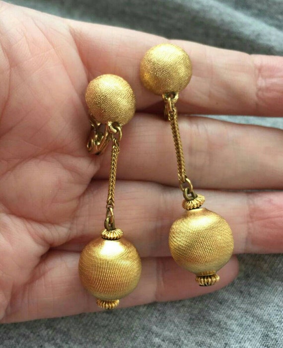 Couture Silver Gold Earrings Clips Dome Crystal Designer Jewelry