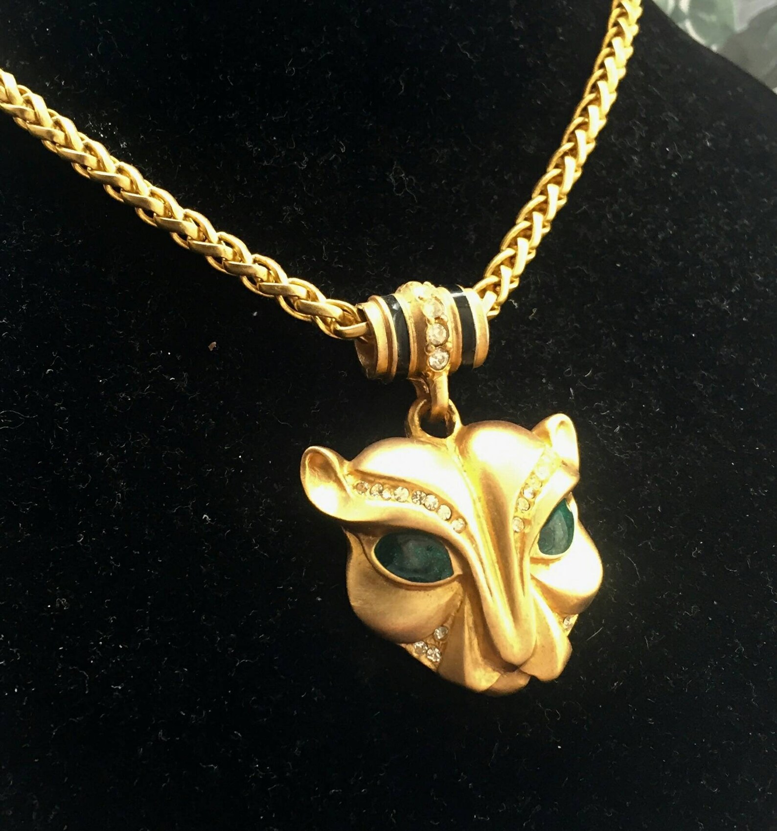 Sexy Puma Cougar Necklace Figural Animal Panther Rope Gold Etsy