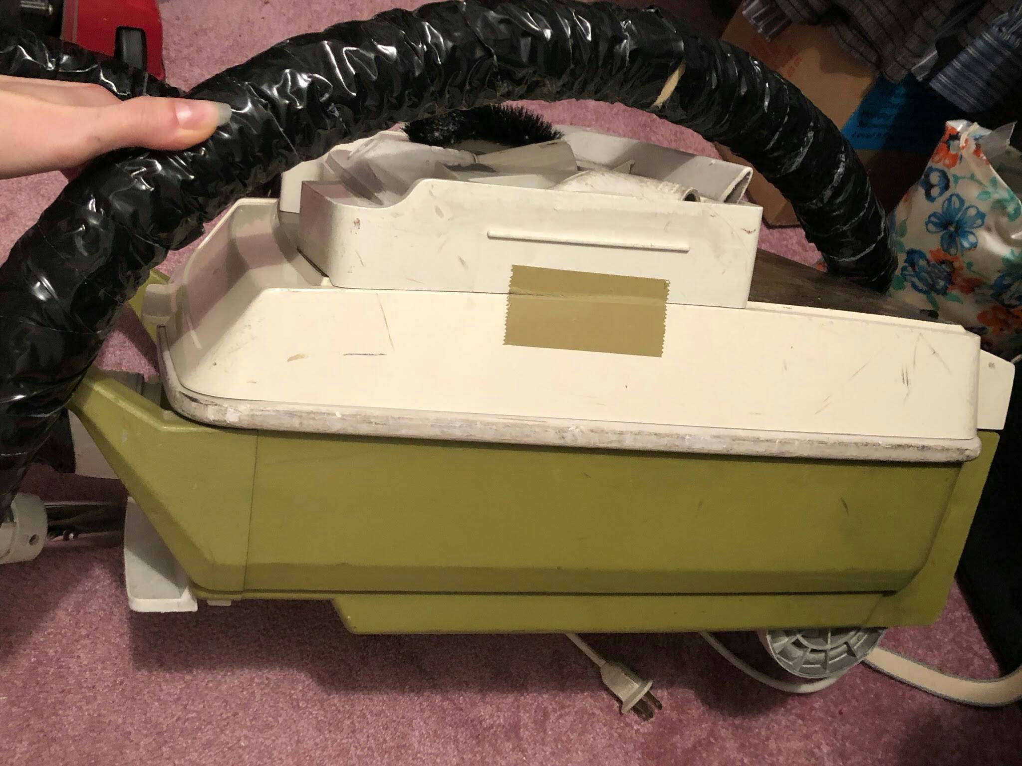 Vintage Sears Kenmore Vacuum Canister Lime Green 8.5 Amp model Etsy