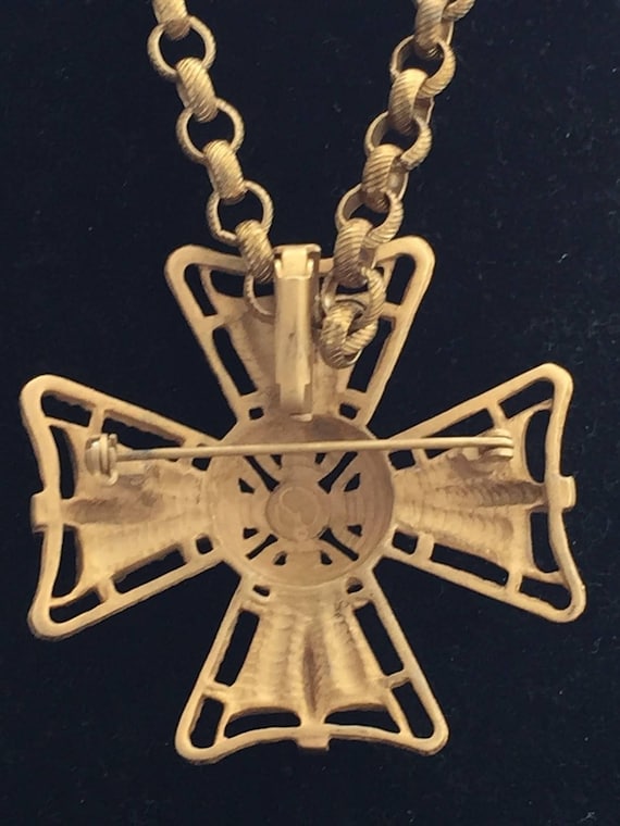 OOAK Vintage Designer Miriam Haskell Chain St Joh… - image 6