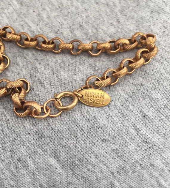 OOAK Vintage Designer Miriam Haskell Chain St Joh… - image 7