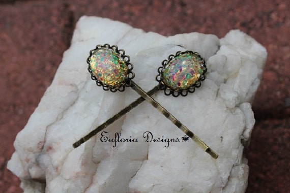 Antique Hair Pins Vintage Hair Accessories For Women Opal Etsy