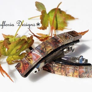 Fall Barettes for Women | Hair Accessories for Short Hair Small Barrett for Fine Hair Non Slip Hair Clip, Womans Clip Barrette Gift for Wife