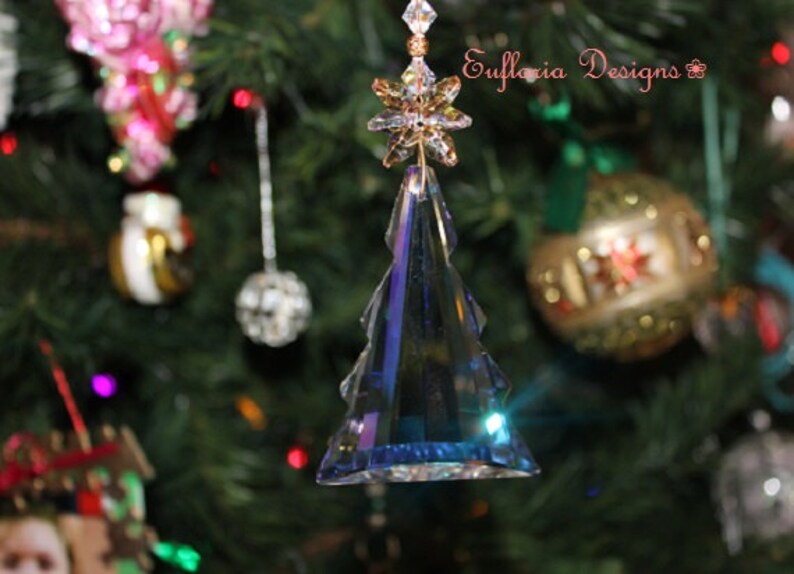 Large Prism Christmas Tree Suncatcher Window Sun Catcher Beaded Window Hanging Glass Ornament Crystal Sun Catchers Beaded Suncatchers