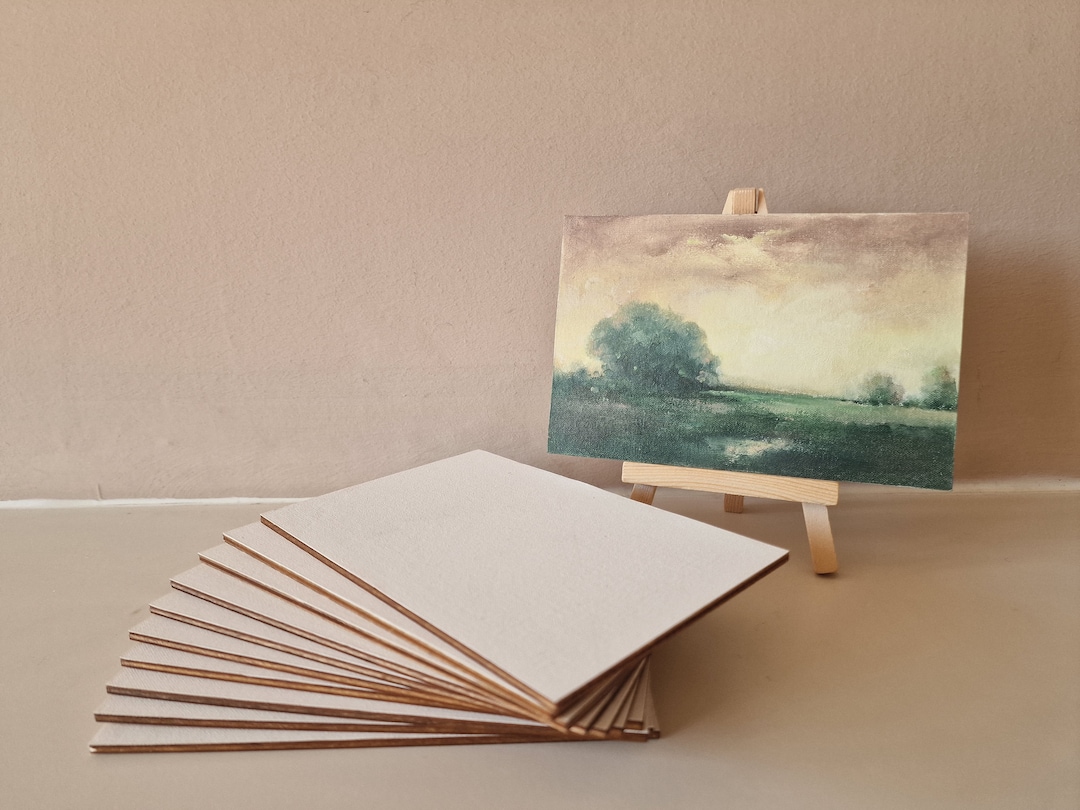 Plein Air Canvas Panels / Linen Panels for Oil Painting and Acrylic 6 X
