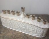 Lenox Porcelain with Brass Menorah
