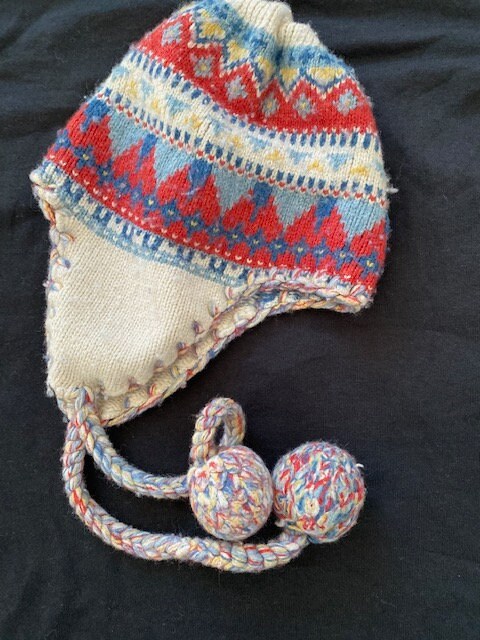 Hollister Peruvian Style Hat, Ear Muff Hat, Ear Warmer Hat, Ear