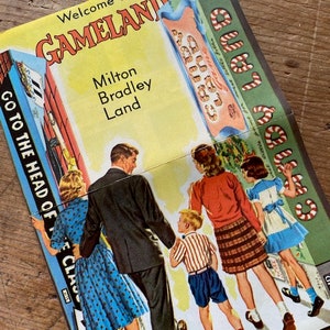 Vintage "WELCOME TO GAMELAND" Milton Bradley Brochure, 1964