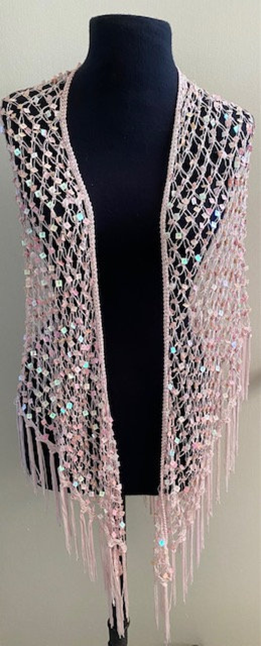 fringed piano shawl