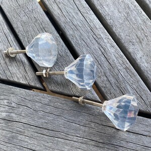 Three Matching Clear Drawer Knobs bild 4