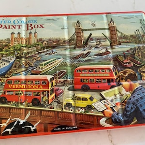 Page of London Paint Box - Etsy