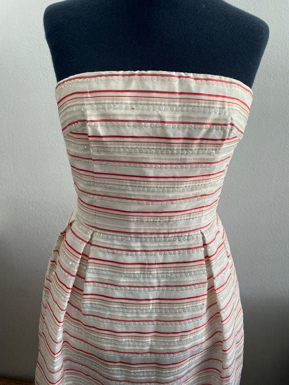 Semi -Formal Carmen Marc Valvo Collection Strapless Dress, size 4