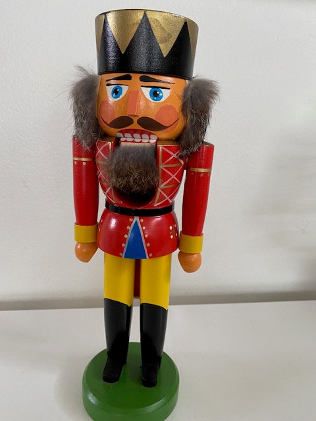 Erzgebirge Soldier Nutcracker Made in Germany Vintage Etsy