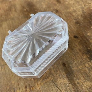 Vintage Mid Century Modern Plastic Jewelry Box