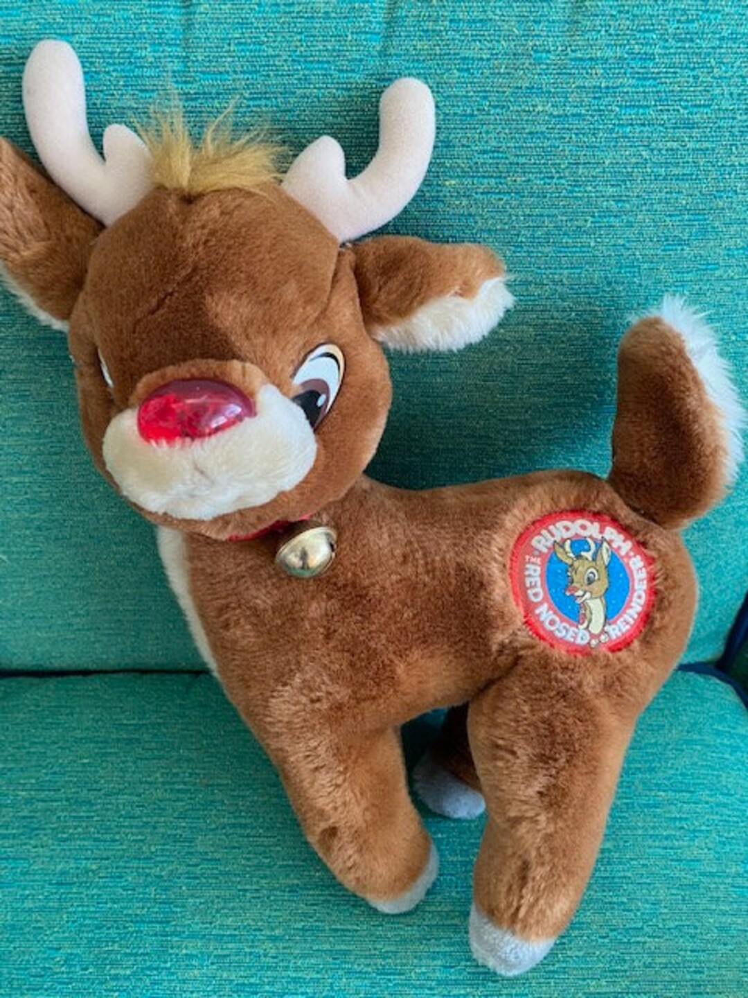 Vintage Rudolph the Red Nosed Reindeer Stuffed Animal - Etsy
