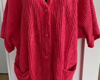 Herbcraft Chenille Robe, Size 1X, Made in U.S.A.