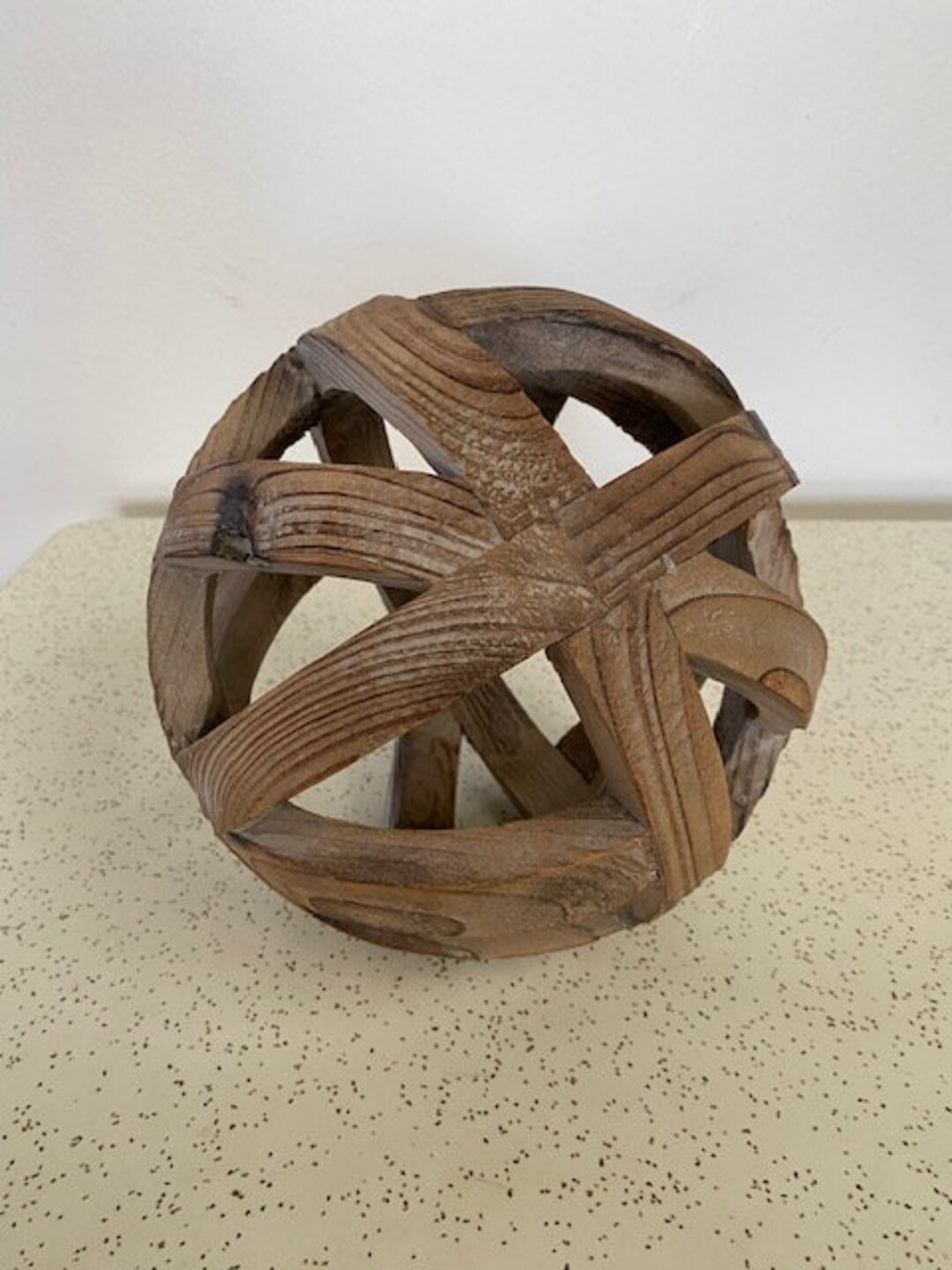 Rustic Hollow Wooden Orb, Decorator Orb - Etsy