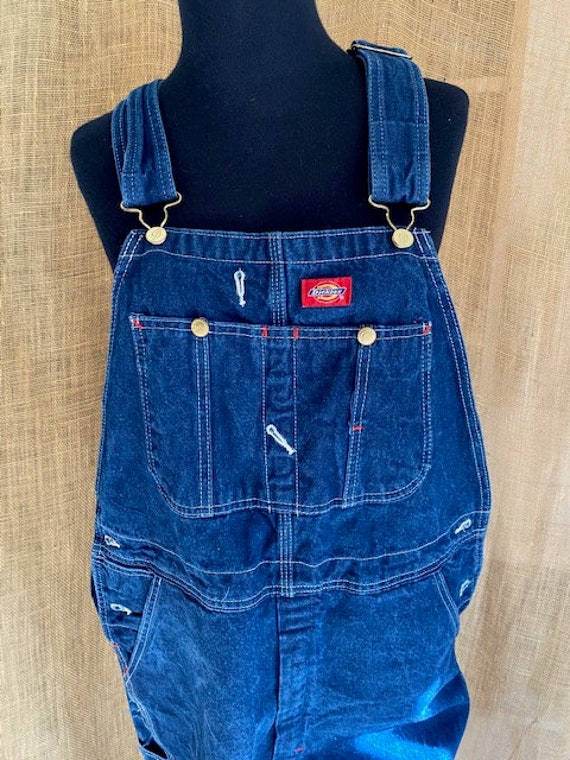 Dickies Dark Blue Overalls, size 34 x 30