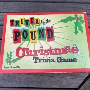 Trivia by the Pound Christmas Trivia Game