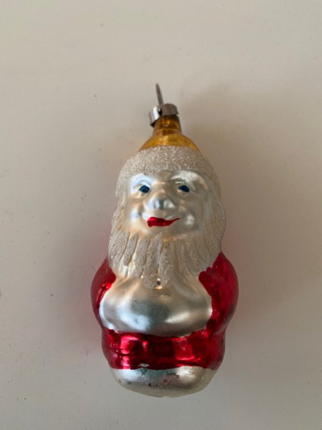 Glass Santa Claus Christmas Tree Ornament - Etsy