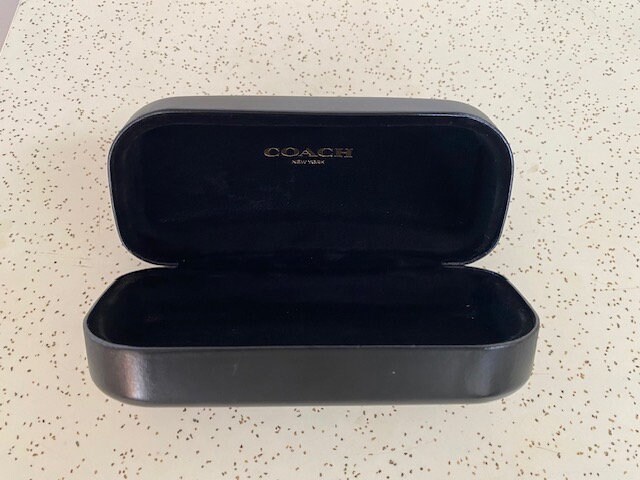 Coach Sunglasses Case Black Clamshell Style - Etsy display picture 3