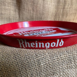 Vintage Rheingold Extra Dry Lager Beer Tray image 6