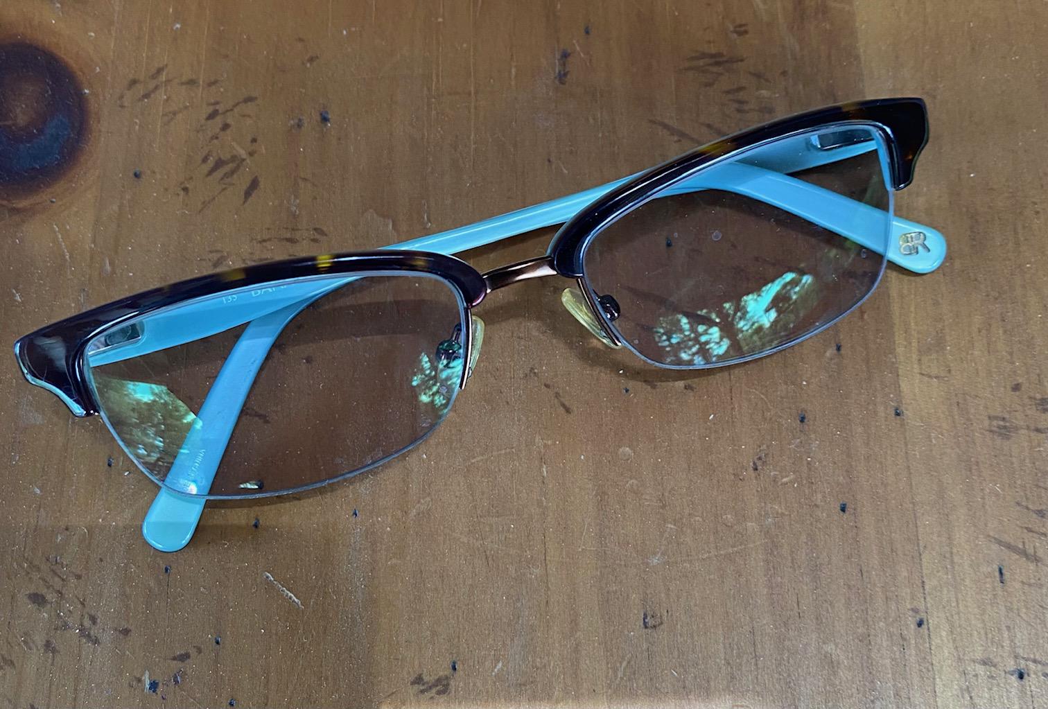 Banana Republic Alea Frames Unisex Tortoise Brown Half Rim  display picture 3