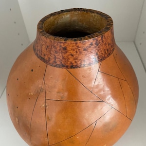 Decorative Gourd with Carved or Etched Designs
