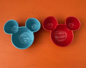 Pair of Disney Mickey Mouse Snack Bowls