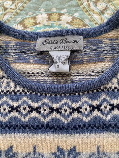 Vintage eddie bauer nordic sweater bg