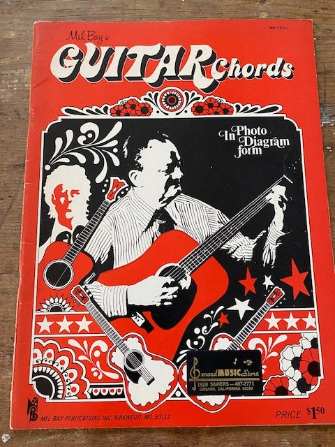 Mel Bay's Guitar Chords, 1959 - Etsy