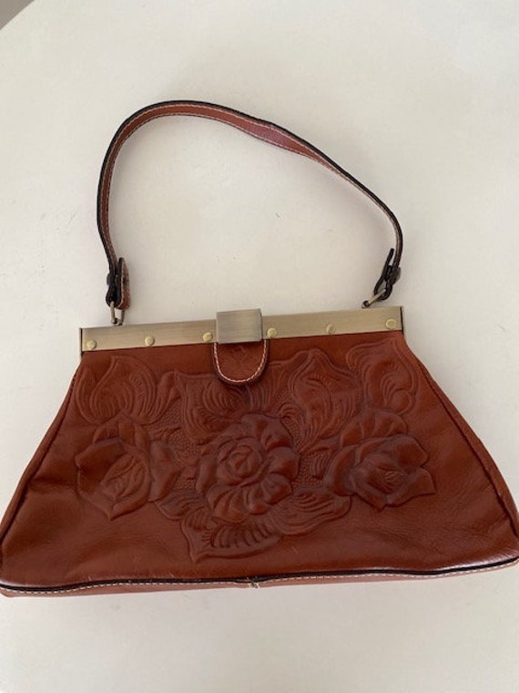 Patricia Nash Tooled Leather Hand Bag