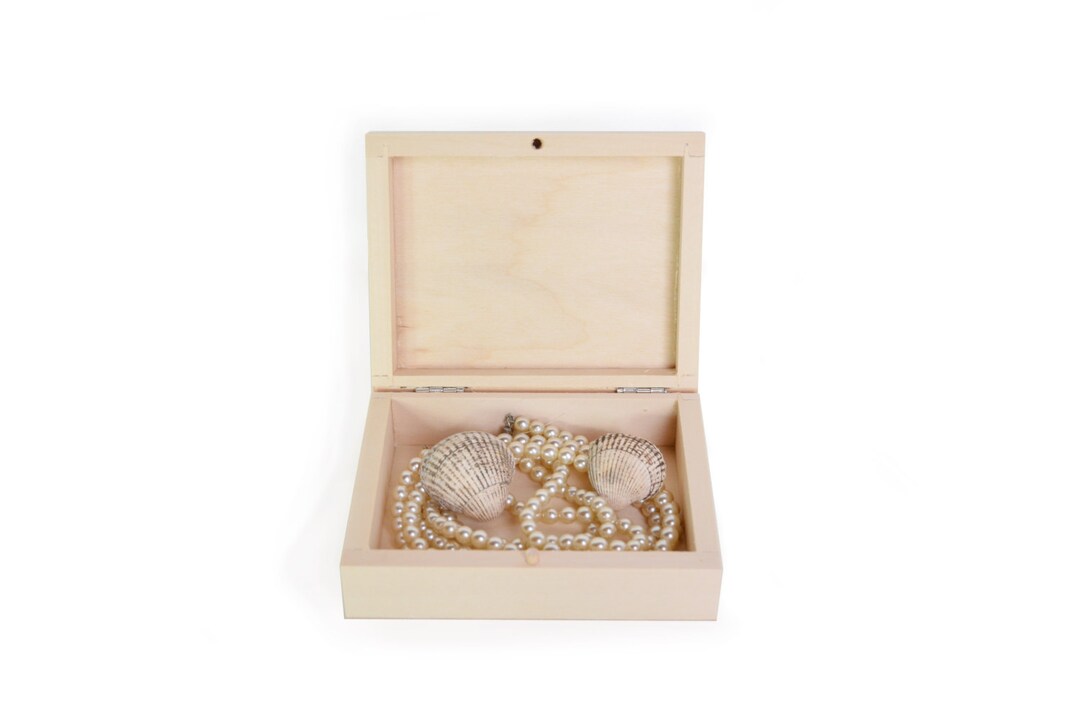 Wooden Box for Playing Cards Unfinished Box DIY Poker Gift Etsy