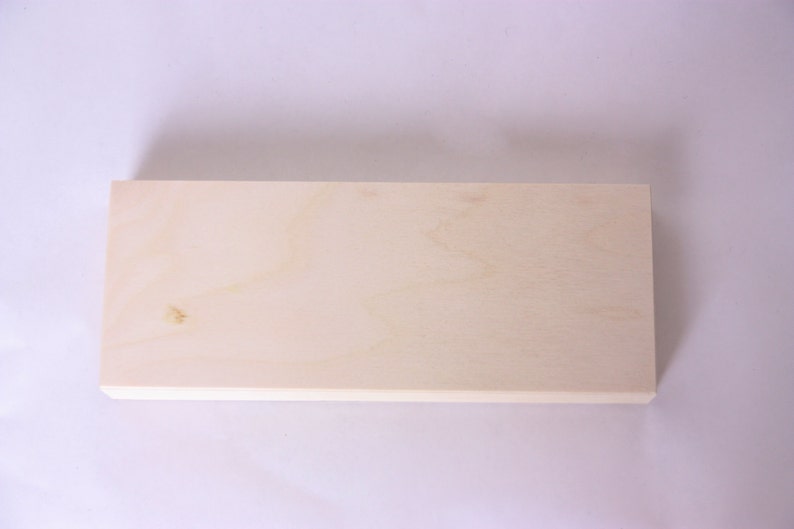 Wooden Pencil Case Compartments Unfinished Box Unpainted Etsy
