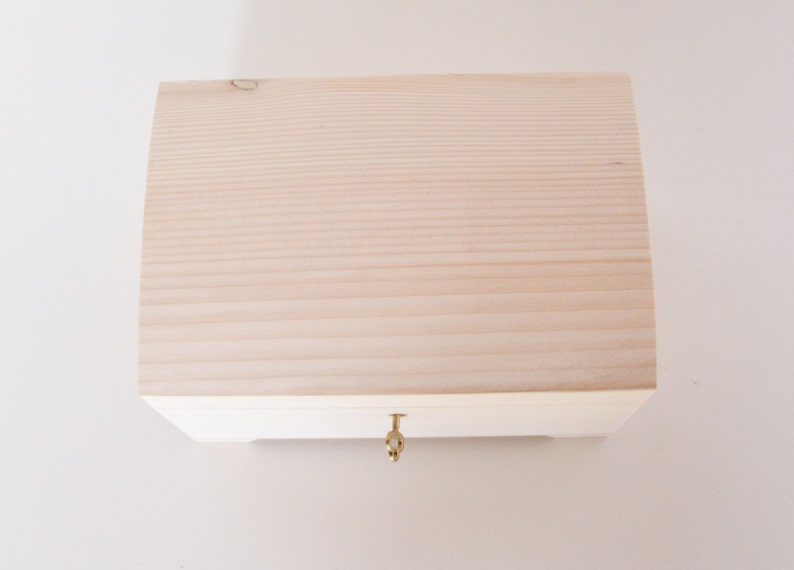 Large Wooden Treasure Chest With Key Wooden Box Lock Wedding Etsy