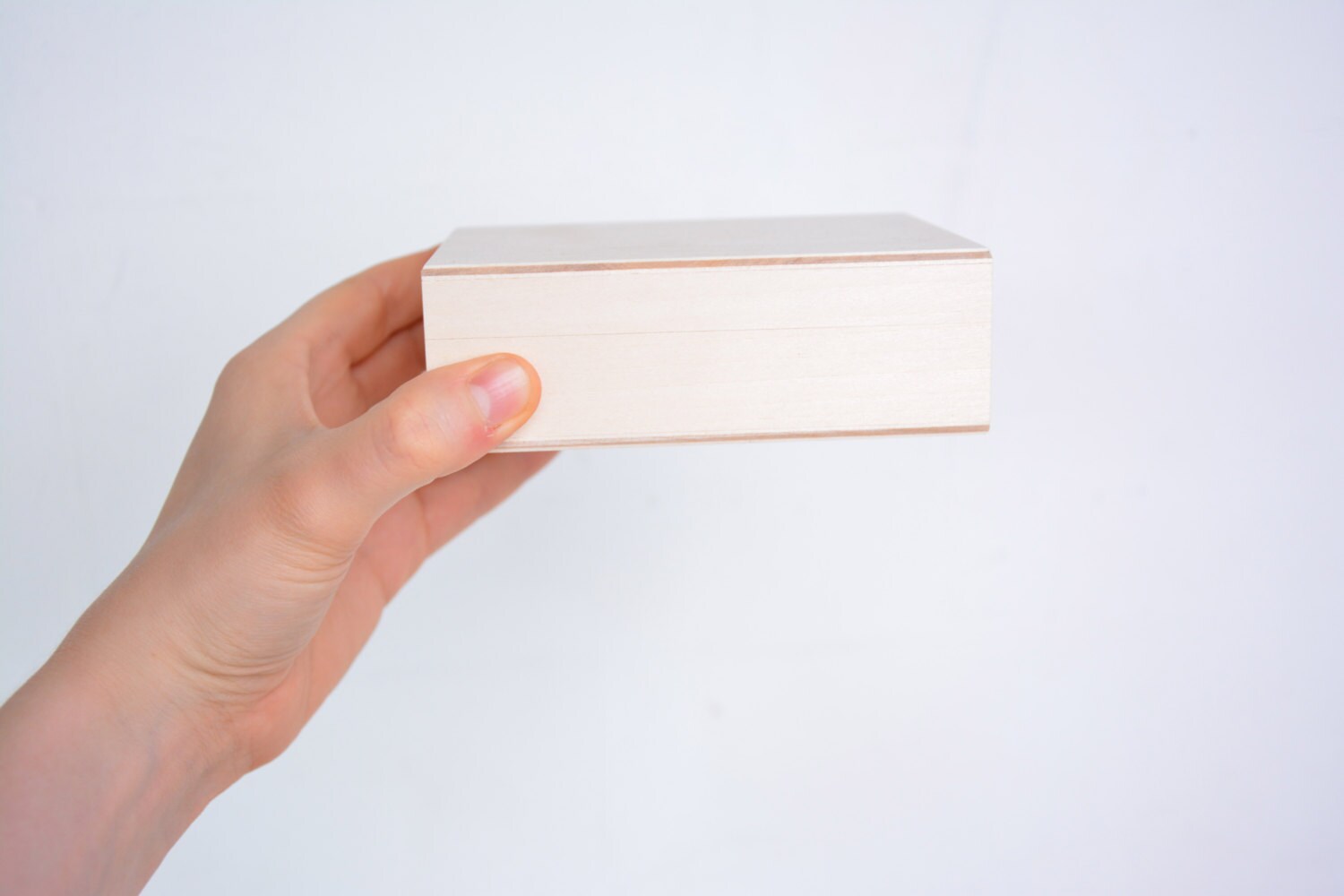 Wooden box for playing cards unfinished box DIY poker gift Etsy