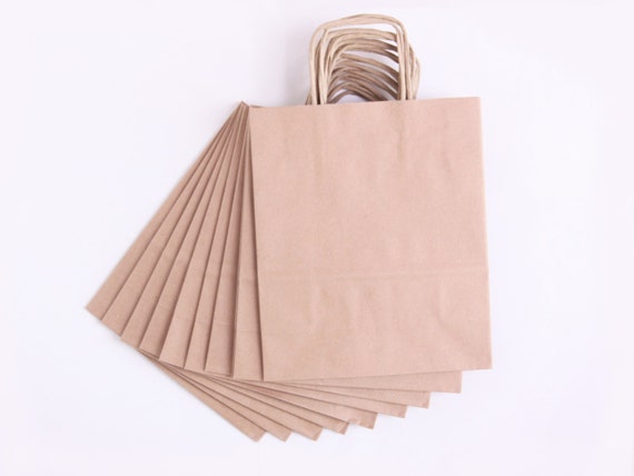 cámara una taza de alojamiento Conjunto de 100 bolsas de papel bolsa de papel kraft marrón - Etsy España