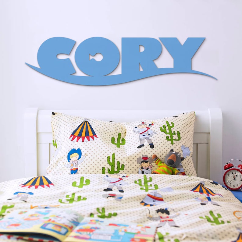 Personalized Nursery Name Sign Kids Room Decor From Finding Image 0