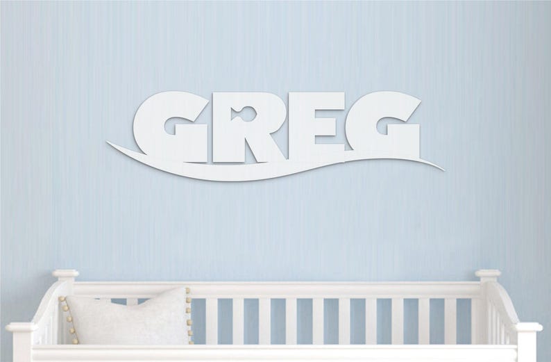 Kid Room Decor Baby Room Decor Wooden Name Sign Wooden Cutout Nemo Dory Finding Nemo Name Sign Finding Dory Name Sign