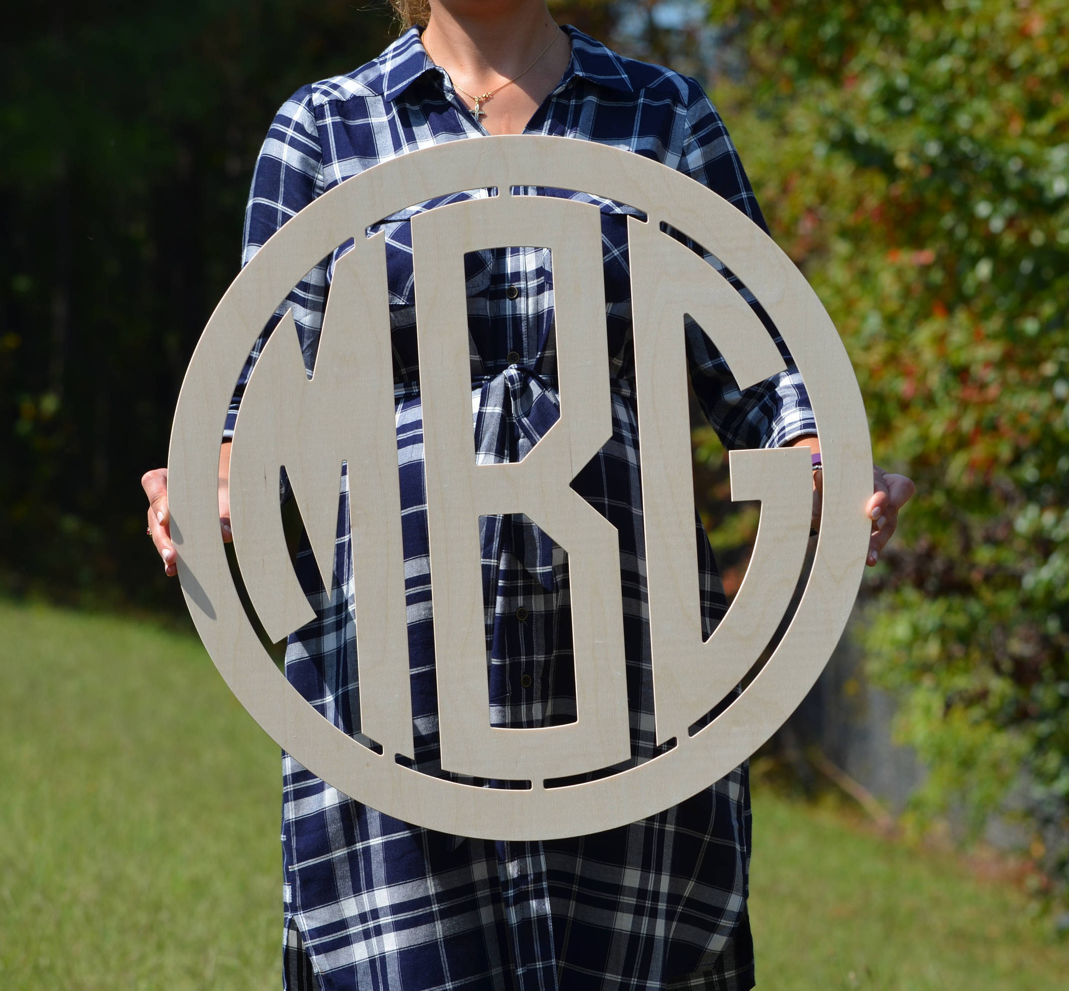 Bedroom Wall Letters - Wooden Monogram Wall Hanging - Nursery Decor -…