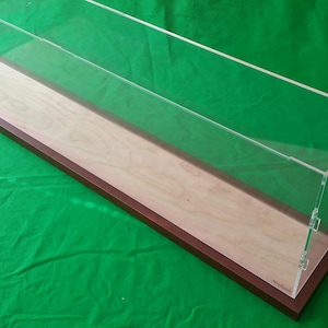 42&quot;L x 6&quot;W x 12&quot;H Inch Acrylic Display Case Showcase for model Trains Ships Cars Trucks organizer cabinet