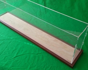 30"L x 6"W x 12"H Clear Acrylic Display Case for LGB and G Scale trains 1/32 Ocean Liner, Cruise Ships Cabinet Showcase Organizer