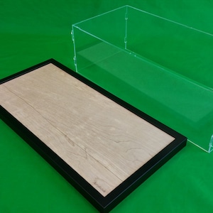 AcrylicJob 20x10x10 Inch Acrylic Display Case – Table Top, For 1/8 Scale Model Cars & Trucks