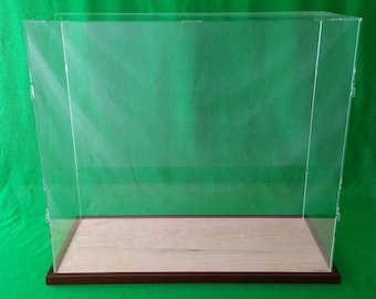 17 1/2"L x 10"W x 18"H Table Top Acrylic Display Case for Antique Items Organizer Stand Storage