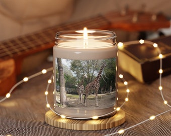 Giraffe | 9oz Premium Scented Soy Vegan Candle | Gift Candle | Photography Gifts