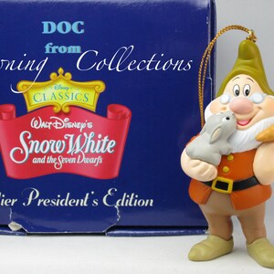 Grolier Doc President's Edition Ornament Disney Scholastic Snow White and the Seven Dwarfs 7 Princess & Seven