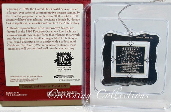 1999 Hallmark The Cat In The Hat Stamp Dr Seuss Keepsake Etsy