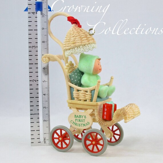 1985 Hallmark Baby S First Christmas Ornament 1st Keepsake Etsy