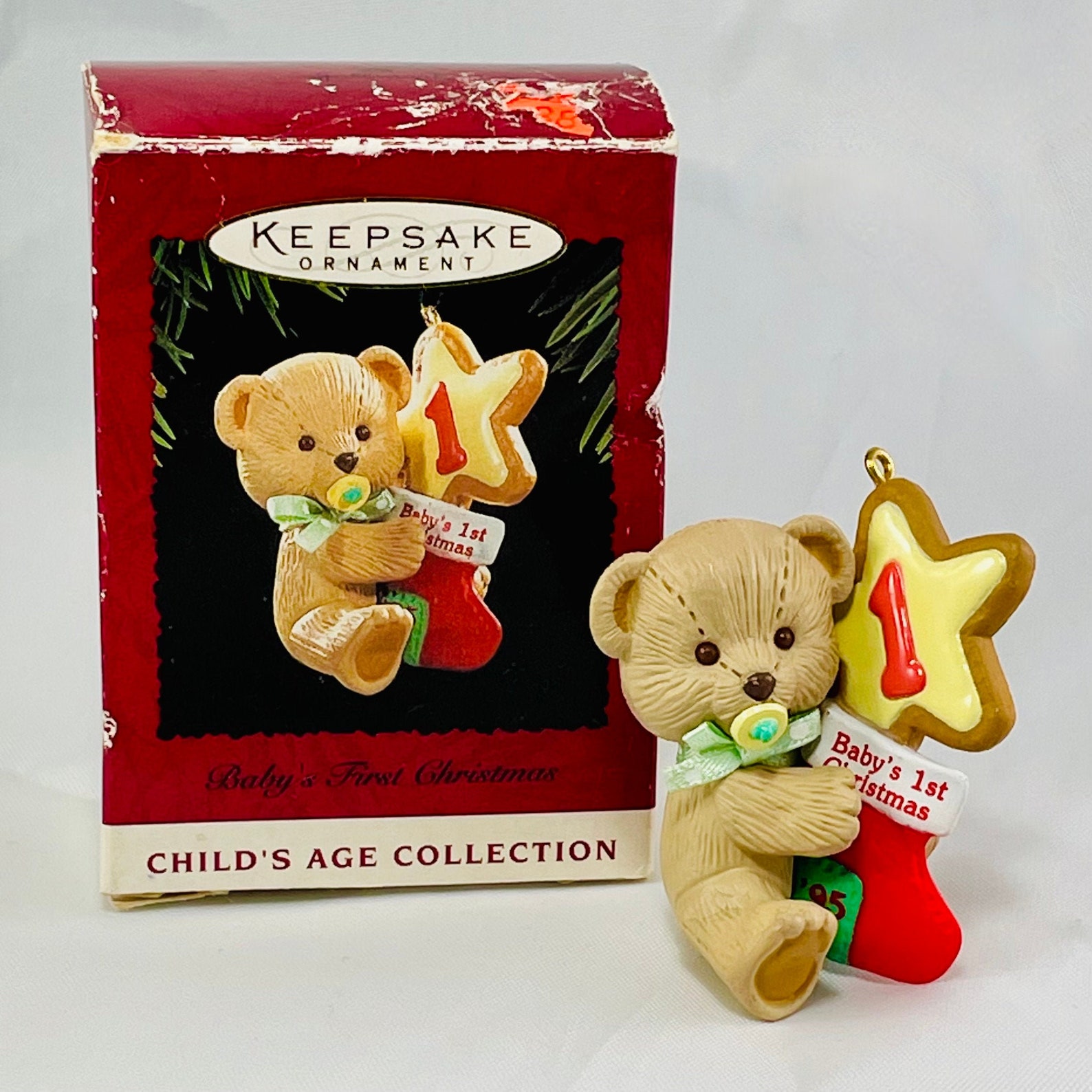 1995 Hallmark Baby's First Christmas Keepsake Ornament 1st Etsy UK 1995 Hallmark Baby's First Christmas Keepsake Ornament 1st Etsy UK